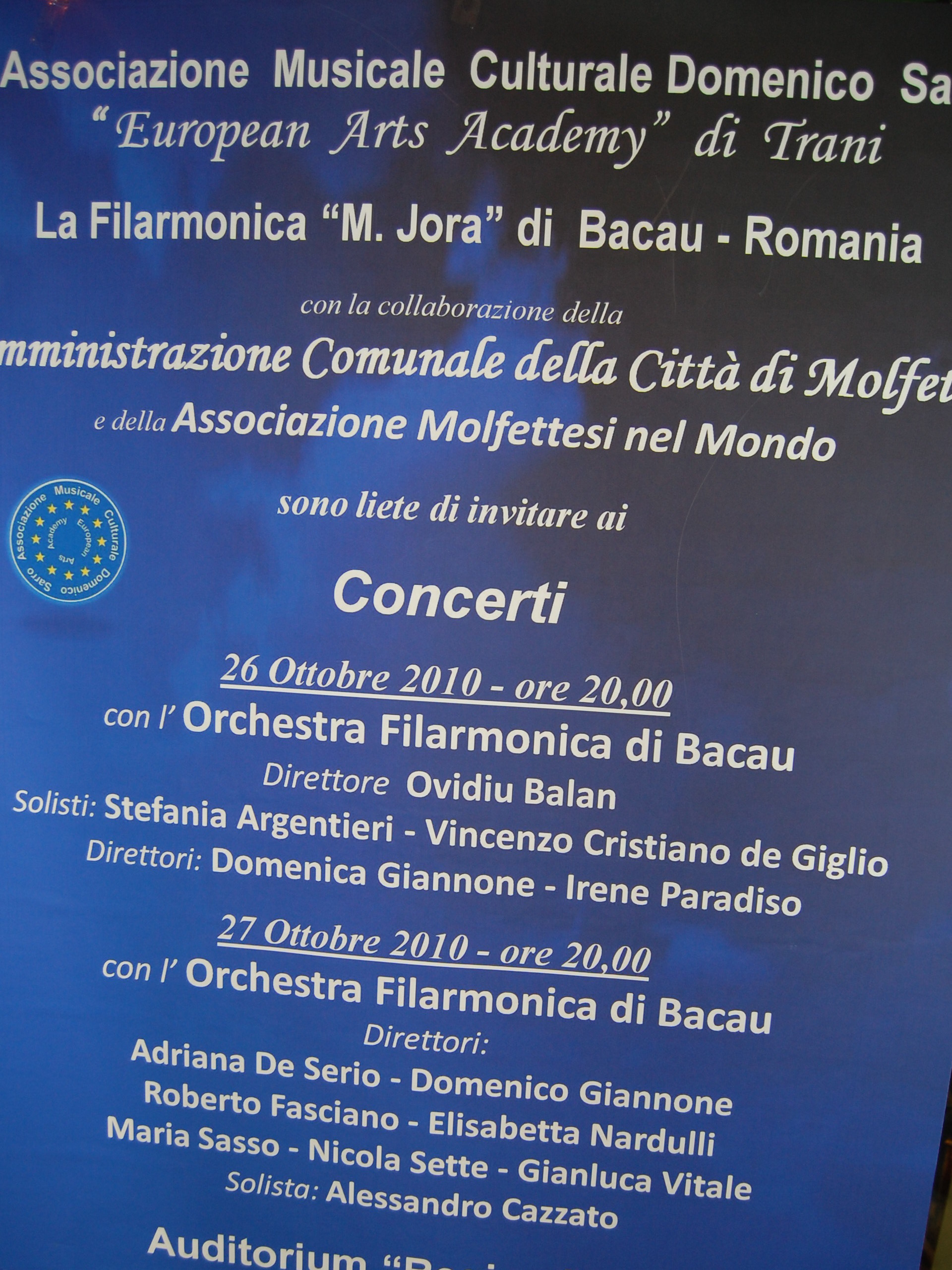 Grande musica presso lAuditorium Regina Pacis